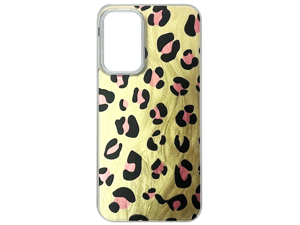 Накладка Paint Stroke Leopard Samsung A56 gold