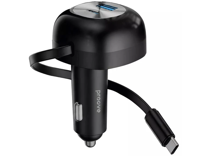 АЗП Proove Pulsar 65W USB/Type-C + кабель Type-C black