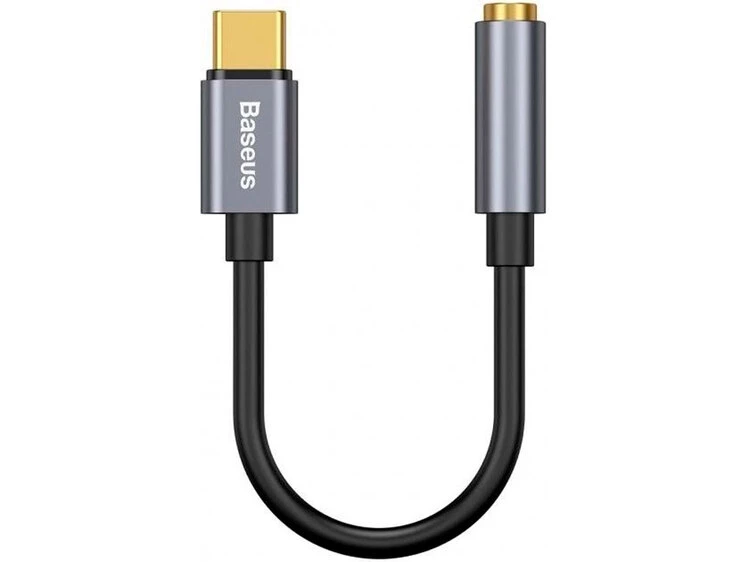 Перехідник AUX Baseus L54 Type-C to 3.5mm black