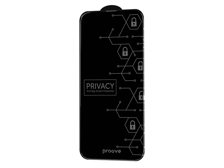 Стекло 5D WAVE Privacy iPhone 16 black