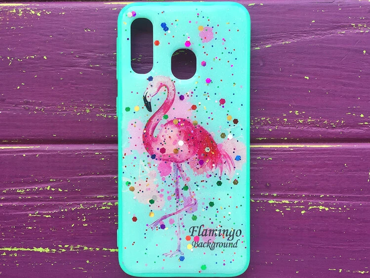 Накладка Summer Samsung A40 flamingo