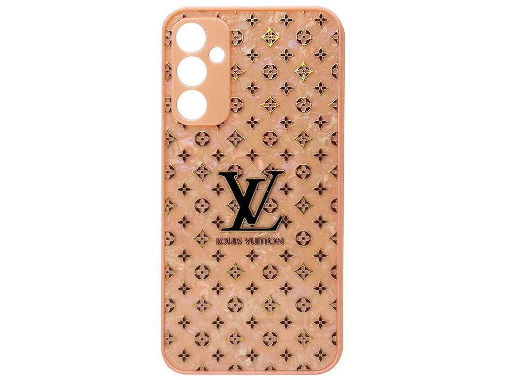 TPU+PC Marlble case Samsung A54 Louis Vuitton pink