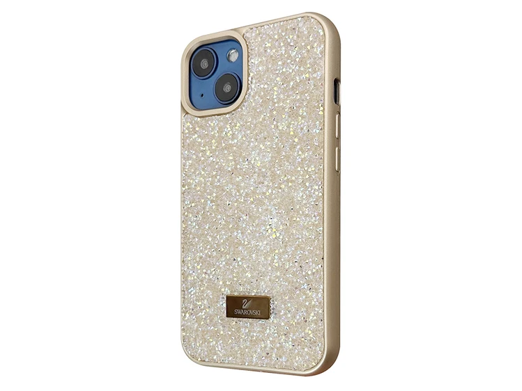 Чохол Swarovski Grainy Diamonds iPhone 13/14 matte gold