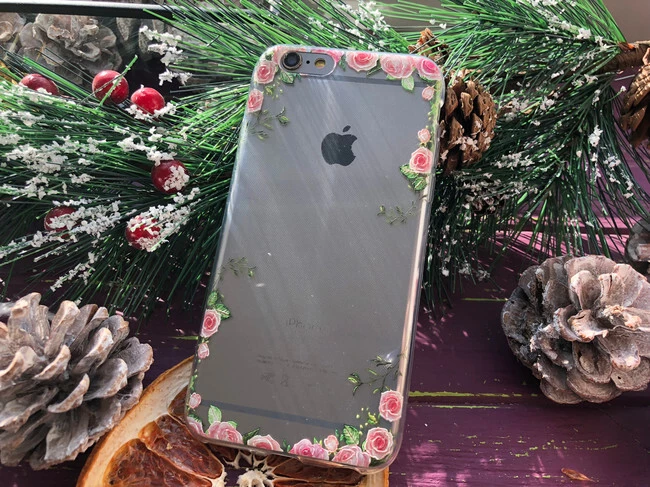 Силікон iPhone 6 квіти