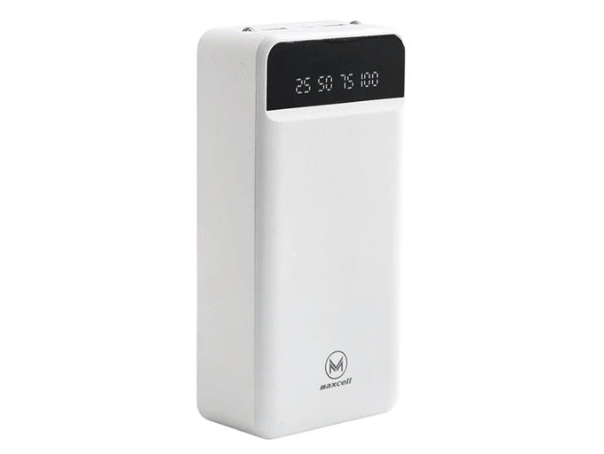 Power Bank MaxCell PJ086 30000 mAh white