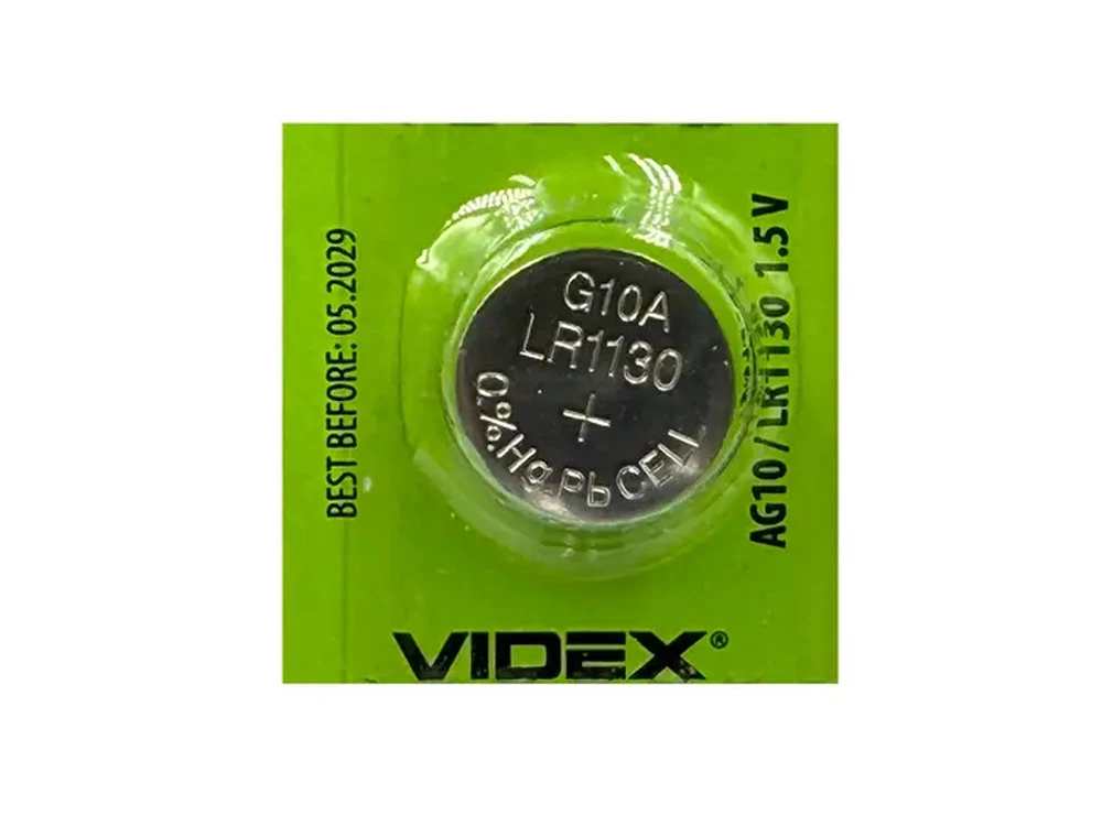 Батарейка VIDEX AG10 LR1130
