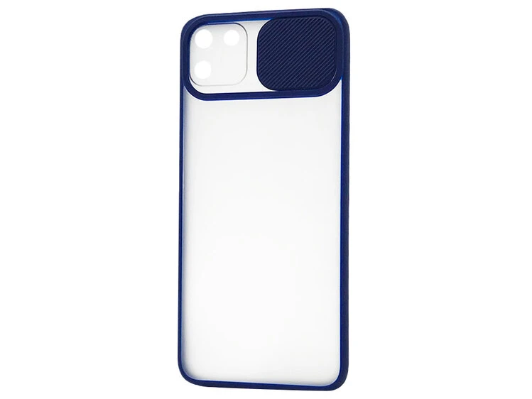 Matte case hide camera Realme C11 blue