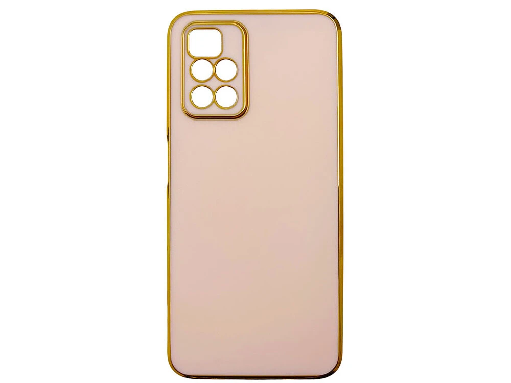 Накладка Colorful Golden Line Redmi 10/Note 11 pink