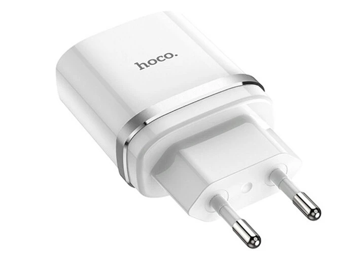 МЗП HOCO C12Q 1USB/3A/18W/QC3.0 + кабель Micro white