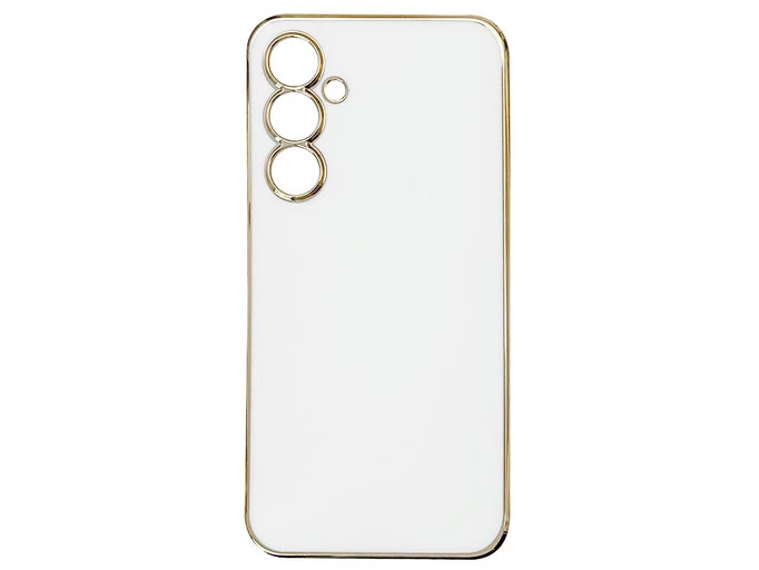 Накладка Colorful Golden Line Samsung S23 FE white