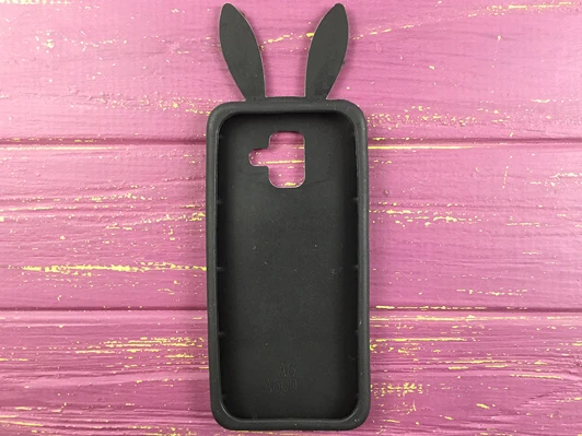 3D Bunny Samsung A6(18) Black