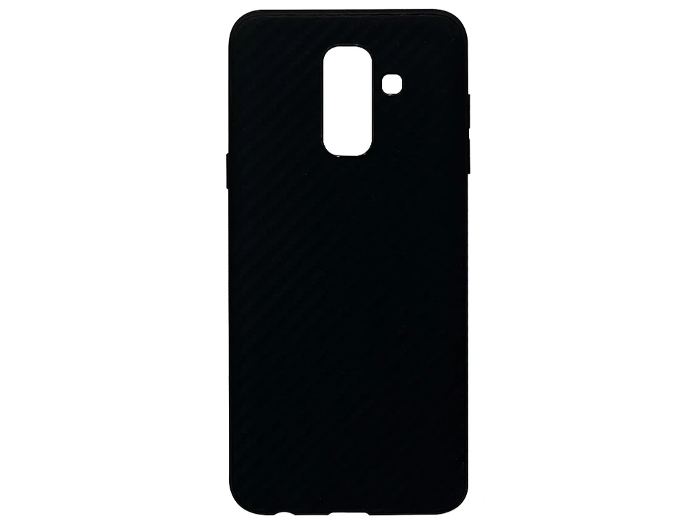 Carbon ultra slim Samsung A6+/J8 black