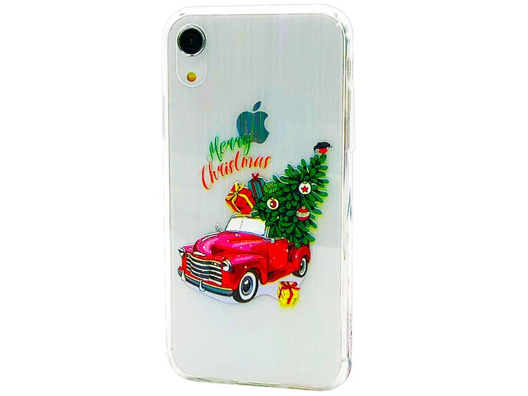 Накладка Hologram iPhone Xr Christmas Car