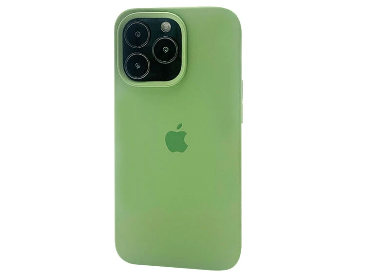 Case soft touch низ iP 13 Pro Max (01) green