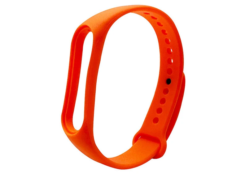 Ремінець силікон Mi Band 7 neon orange