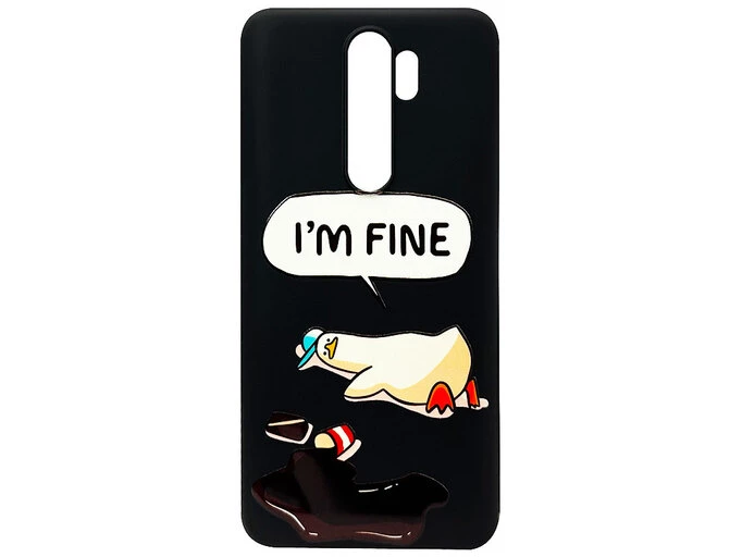 Силікон Nprint Duck Mood Matt Redmi Note 8 Pro fine