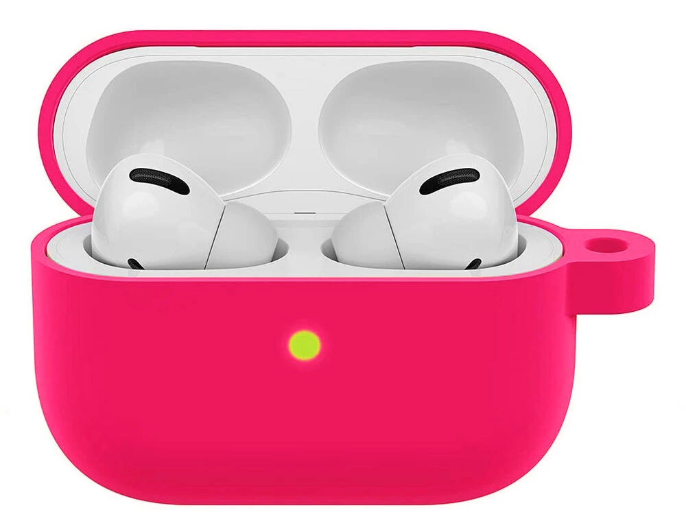 Чехол Soft touch для AirPods 3 (47) ярко-розовый
