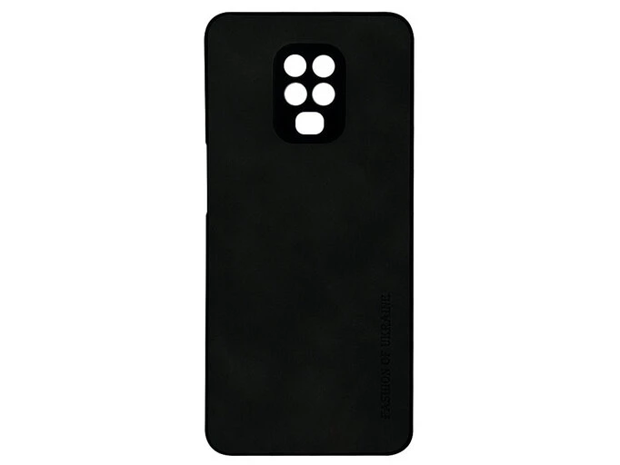 Накладка Nubuck Fashion of Ukraine Redmi Redmi Note 9s/Note 9 Pro/Note 9 Pro Max black