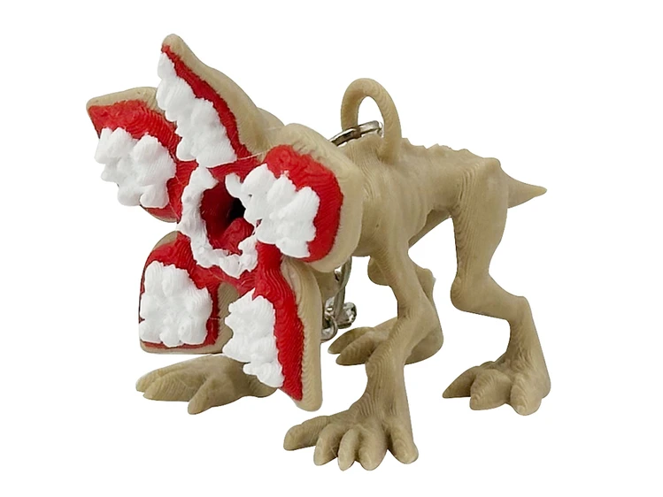 3D Іграшка-брелок Demogorgon beige