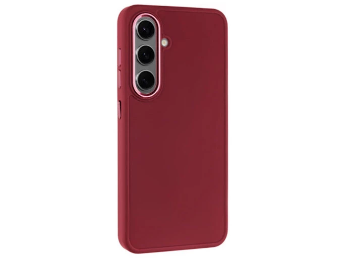 Накладка Bonbon Metal Buttons Samsung S24 red