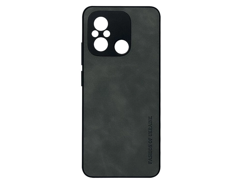 Накладка Nubuck Fashion of Ukraine Redmi 12C gray