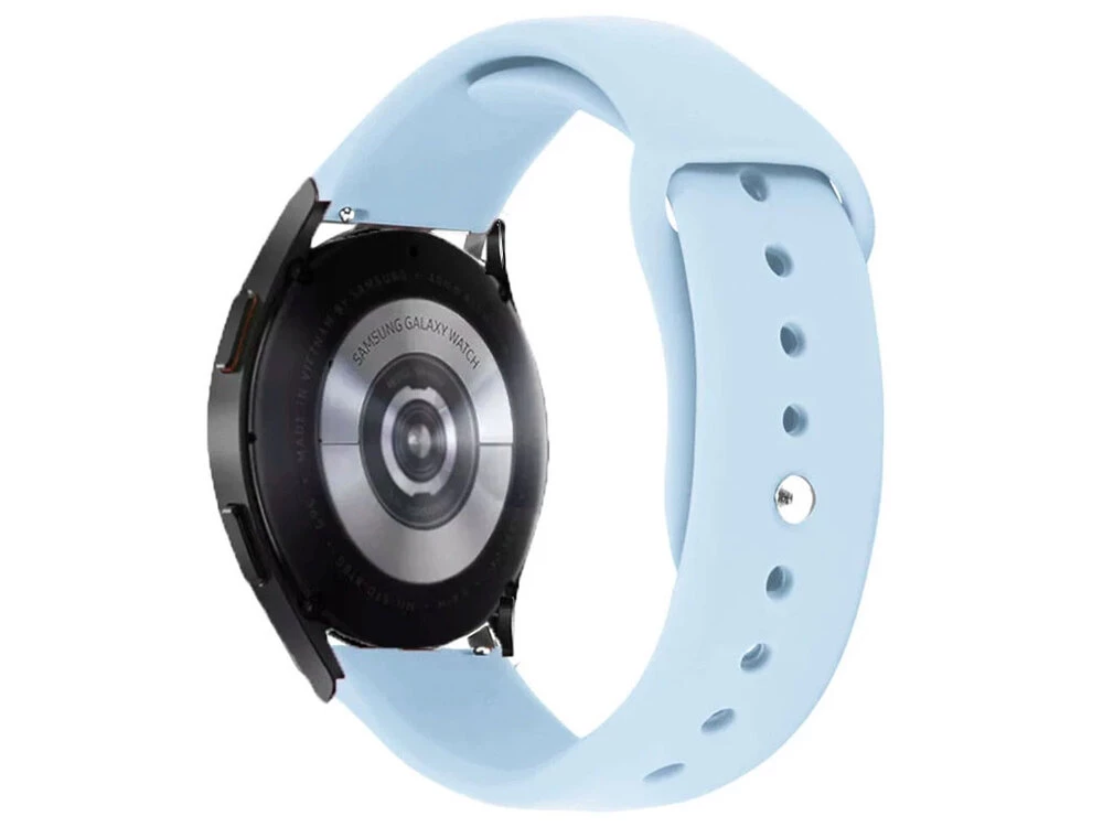Ремінець Xiaomi Amazfit/Bip/Samsung Silicone 22mm light blue