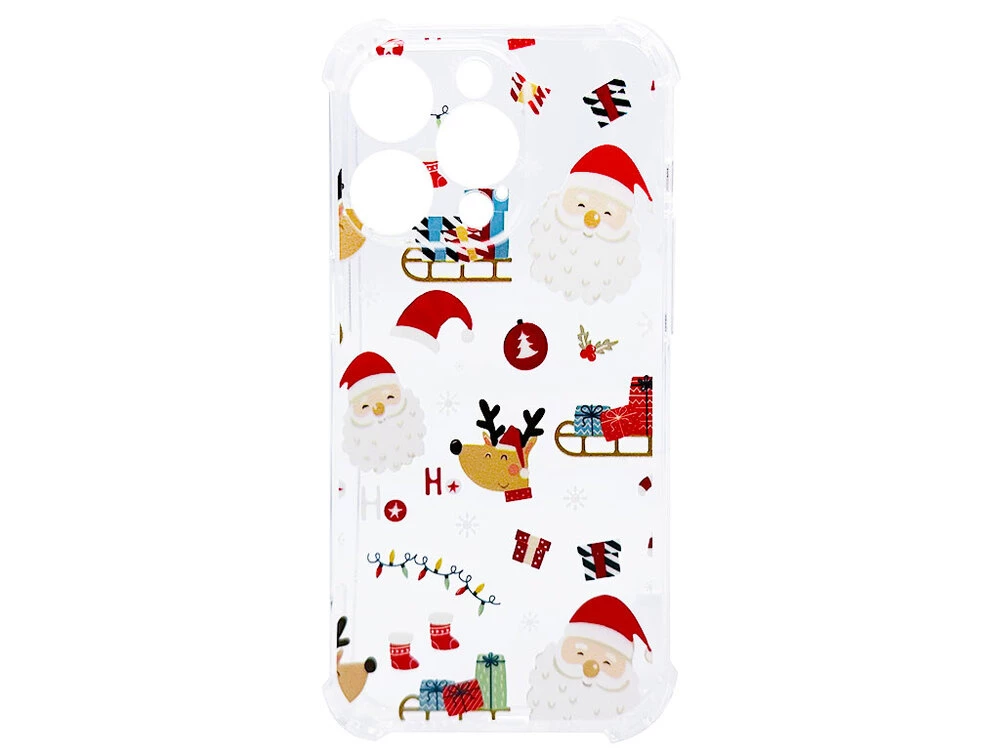 Ультрабронь силікон Christmas Nprint iPhone 14 Pro santa claus