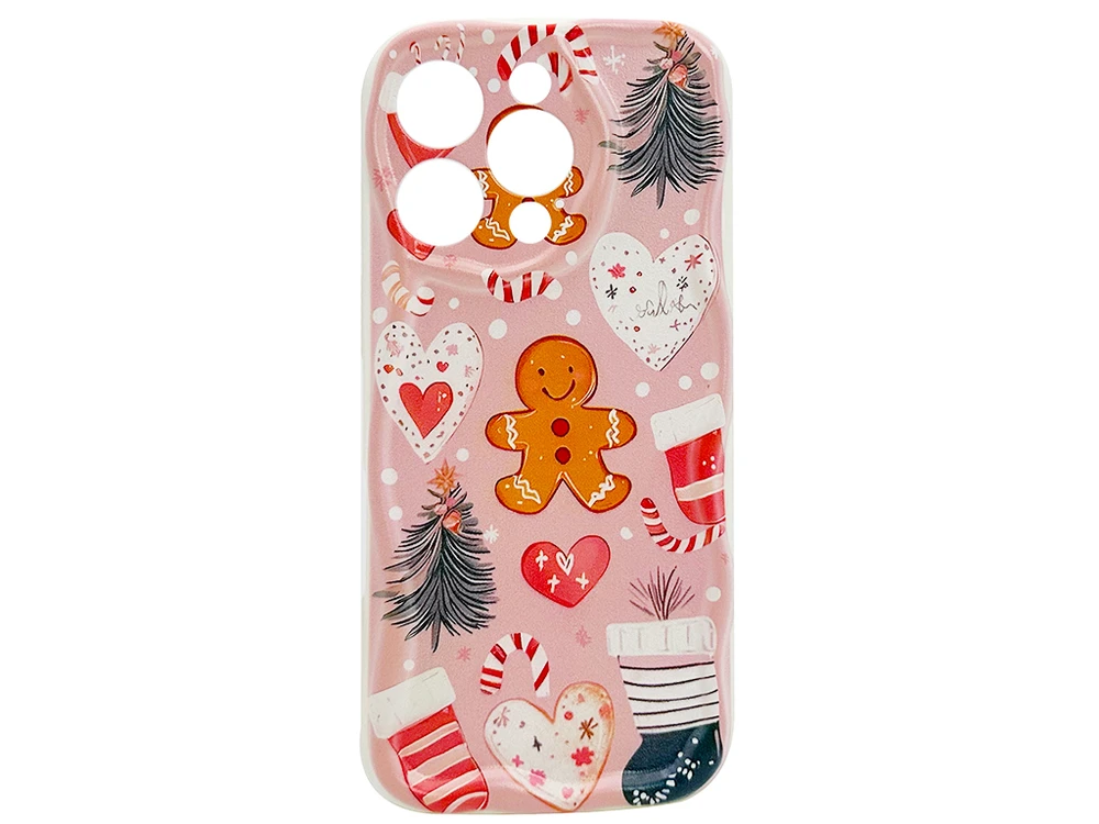 Силікон Colour Wave Camera iPhone 16 Pro Presents pink/white