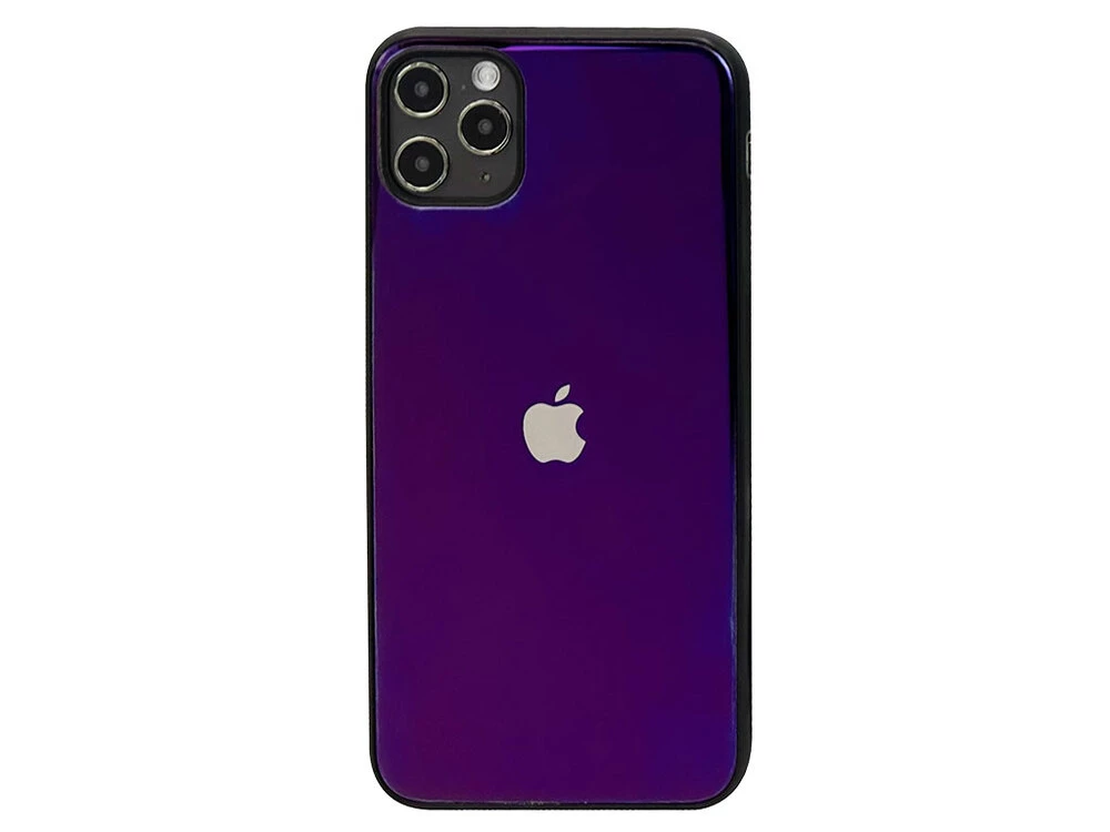 TPU+Glass Metal iPhone 11 Pro Max violet