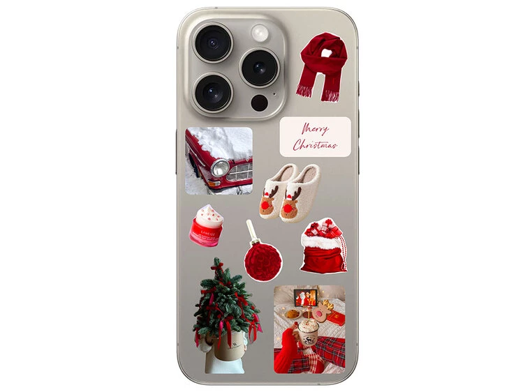 Набор 3D стикеров макси Stix С Рождеством