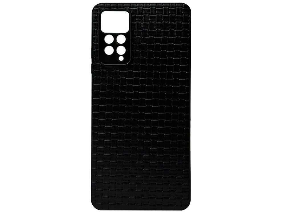 Накладка Leather Weaving Redmi Note 11 Pro/Redmi Note 11 Pro 5G/Note 12 Pro black