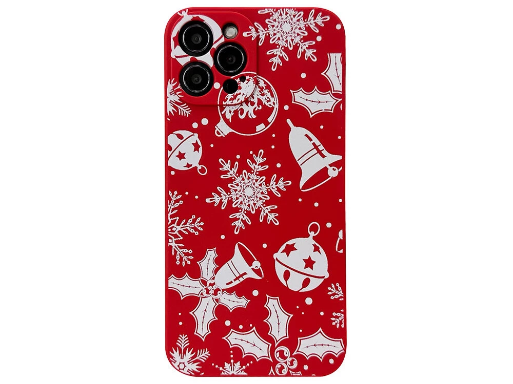 Силікон iPhone 12 Pro Max Red Christmas tree toy