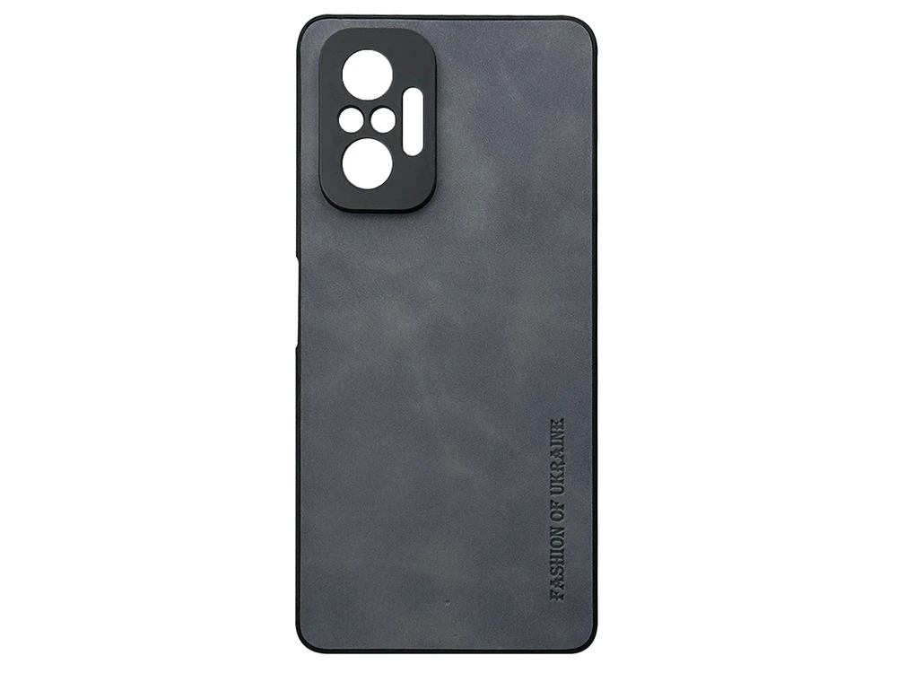 Накладка Nubuck Fashion of Ukraine Redmi Note 10 Pro light gray