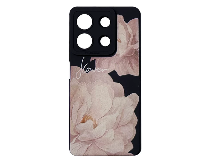 TPU Цветок Redmi Note 13 5G черный