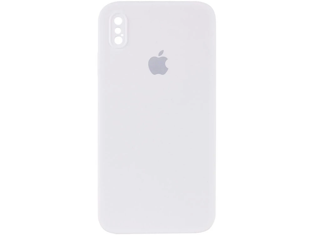 Case soft touch Square Camera iP Xs Max (09) white