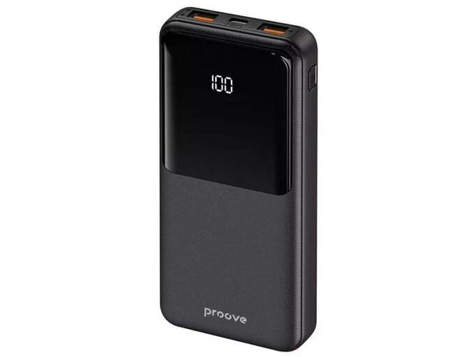 Power Bank Proove Illuminator 10000mAh 22.5W черный