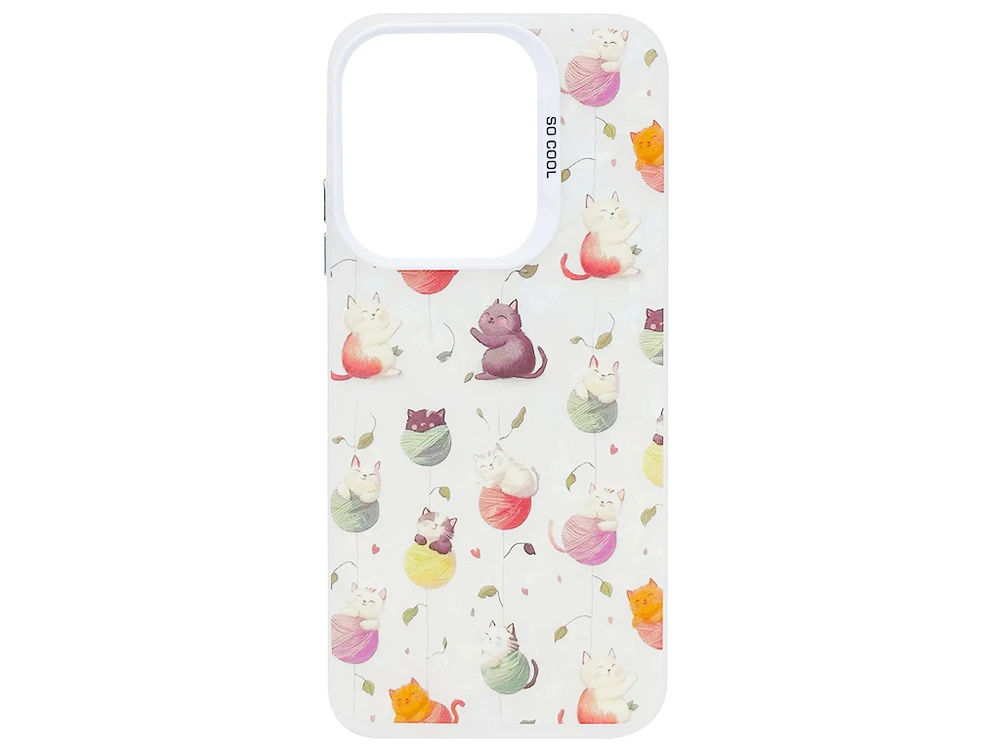 Накладка So Cool Print Glitter Shell Redmi 15C (EU vers.) 173mm cat whis threads