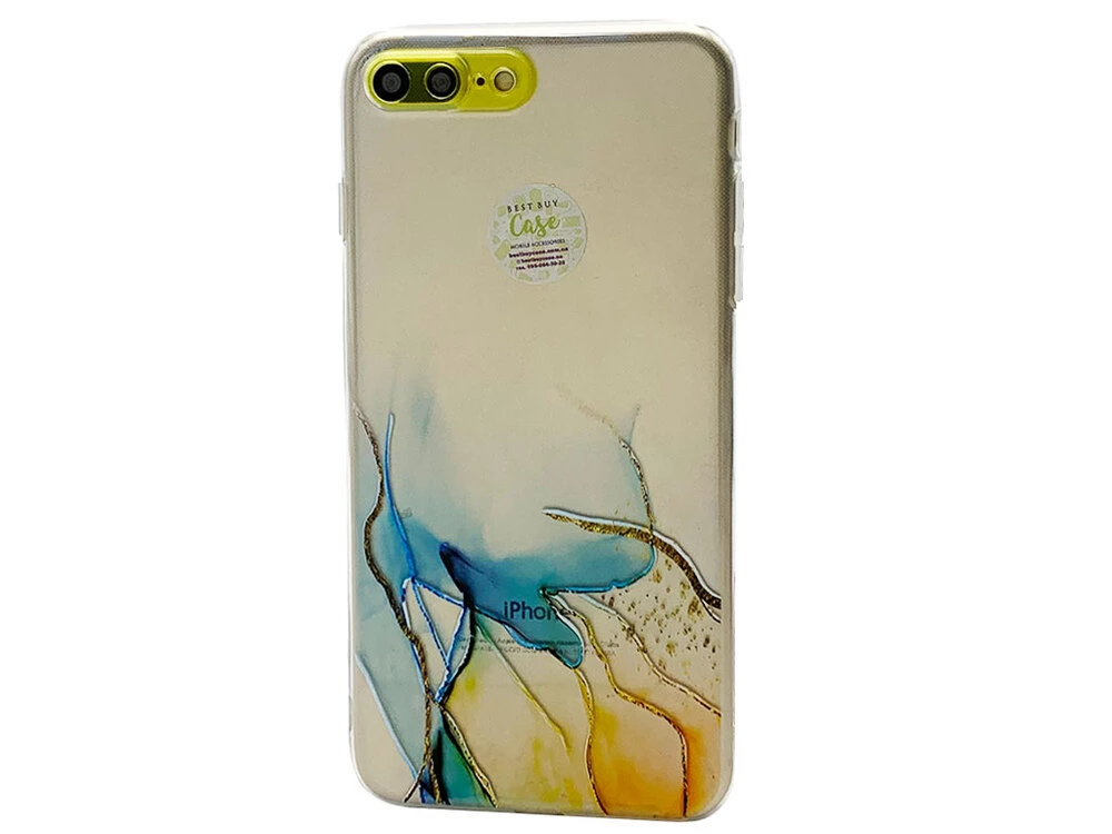 Силікон S-Case iPhone 7+/8+ clear/yellow