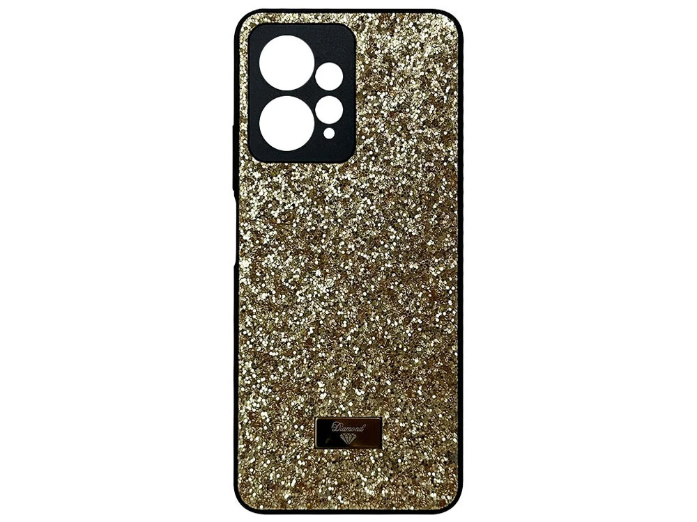 Накладка Level Shining Diamond Redmi Note 12 gold