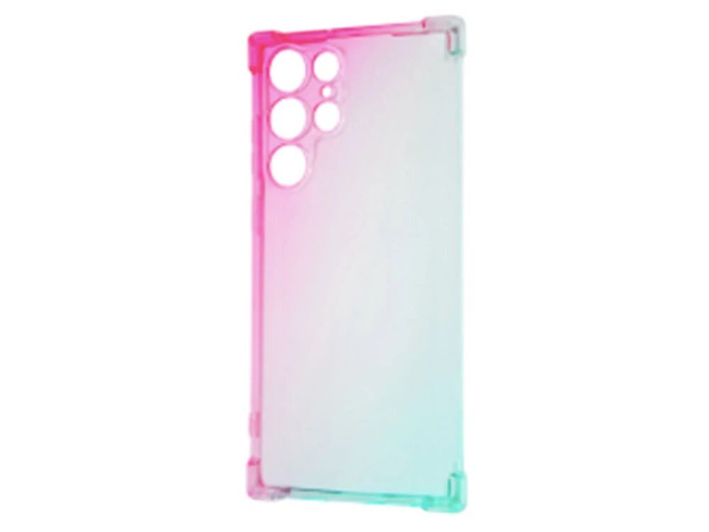 Ультрабронь Gradient Samsung S22 Ultra pink/mint