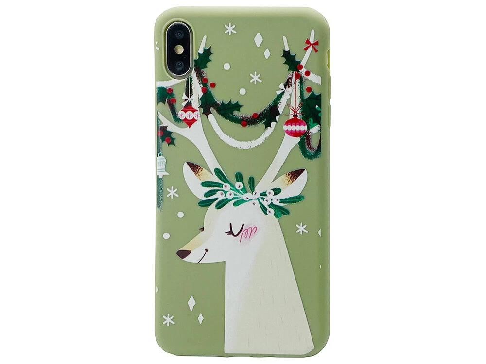 Силікон iPhone Xs Max Green dreamy deer