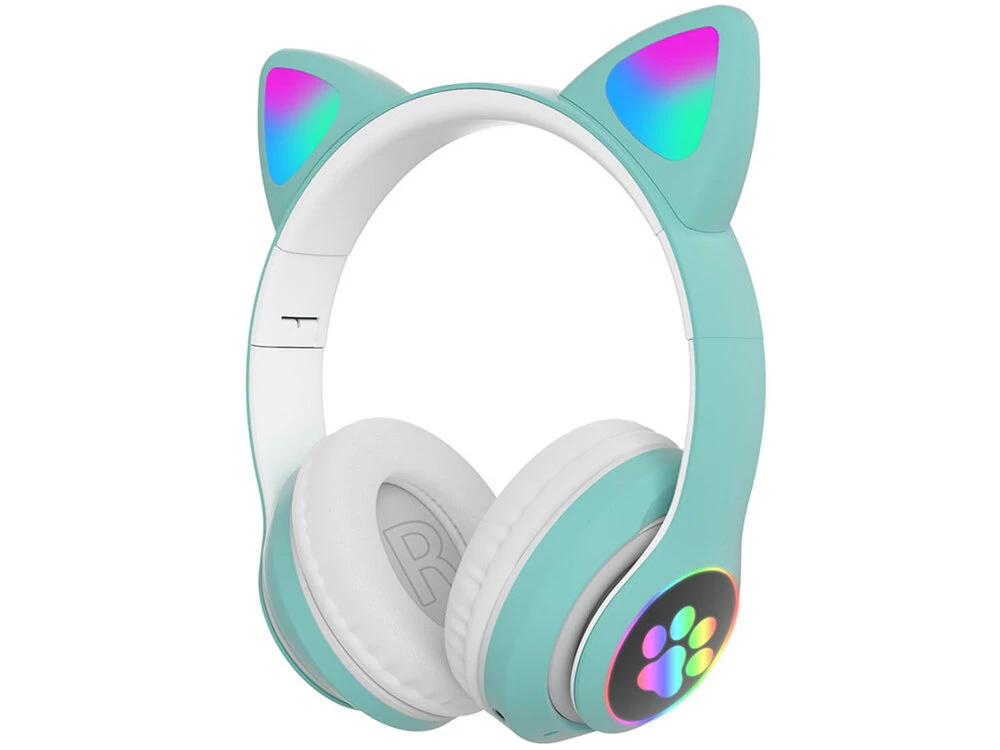Наушники TUCCI STN28 CAT EAR Wireless Green
