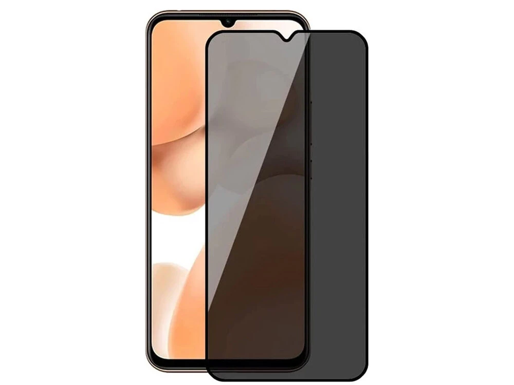 Скло 5D ТП Privacy Samsung S21 FE black