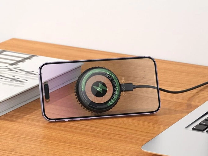 Wireless Charger Hoco CW57 Air-Cooled Magnetic 15W Type-C black