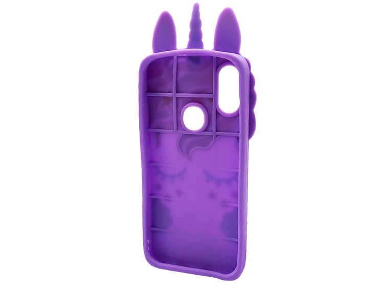 3D Sleep Unicorn Samsung A40 Purple