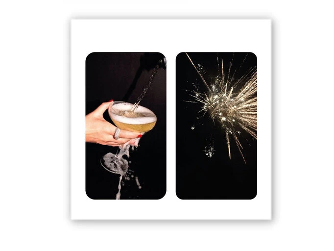 3D стикер Stix Новогоднее ночное настроение