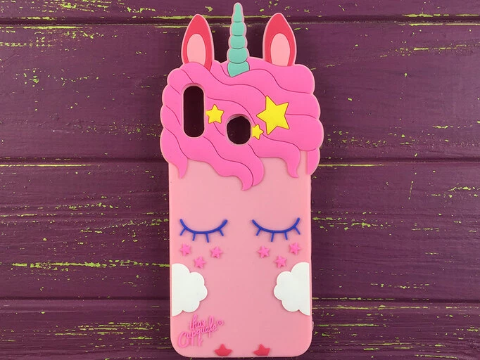 3D Slim Unicorn Sleep Samsung A20/A30/M10s Pink