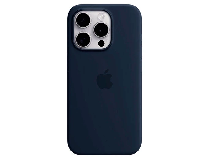 Case soft touch низ iP 15 Pro Max (08) midnight blue