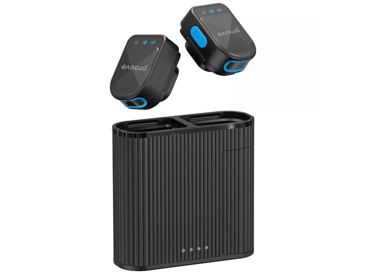 Петличний мікрофон Wireles Proove DualCast Lightning/Type-C black