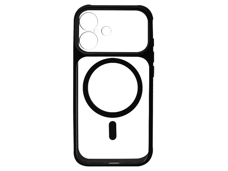 Shadow Gloss Camera Protection MagSafe iPhone 17 black